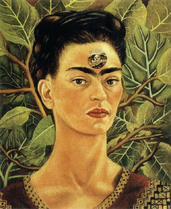 Frida Kahlo Bethink death oil painting picture
